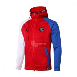 Chaqueta con Capucha del Paris Saint-Germain 2020-21 Rojo