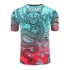 Camiseta de Entrenamiento Real Madrid Dragon 24-25 Verde y Rojo