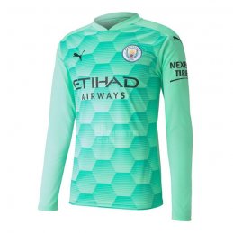 Manga Larga 2ª Equipacion Camiseta Manchester City Portero 20-21