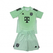 Camiseta Bayern Munich Portero Nino 25-26 Verde Camiseta Bayern Munich Portero Nino 25-26 Verde