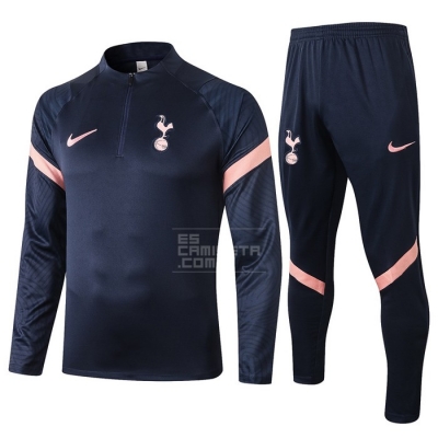 Chandal de Sudadera del Tottenham Hotspur Nino 20-21 Azul