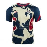 Camiseta Pre Partido del America 20-21 Azul