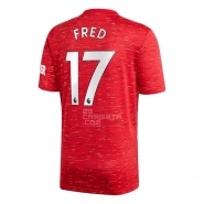 1ª Equipacion Camiseta Manchester United Jugador Fred 20-21