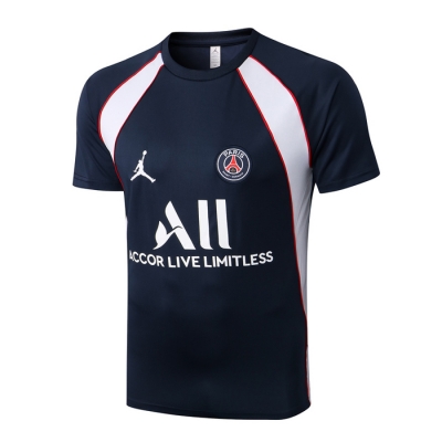 Camiseta de Entrenamiento Paris Saint-Germain Jordan 22-23 Azul