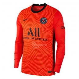 Manga Larga Camiseta Paris Saint-Germain Portero 20-21 Naranja