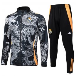 Chandal de Chaqueta del Real Madrid Dragon 2024-25 Negro