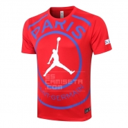 Camiseta de Entrenamiento Paris Saint-Germain Jordan 20/21 Rojo