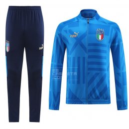 Chandal de Chaqueta del Italia 2022-23 Azul