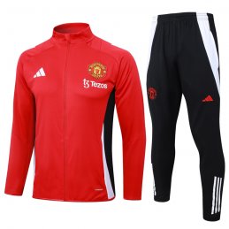 Chandal de Chaqueta del Manchester United Nino 2024-25 Rojo