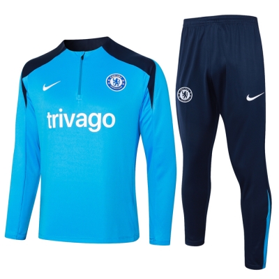 Chandal de Sudadera del Chelsea Nino 24-25 Azul