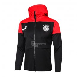 Chaqueta con Capucha del Bayern Munich 20-21 Negro