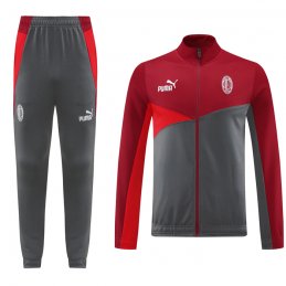 Chandal de Chaqueta del AC Milan 24-25 Rojo Gris