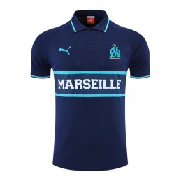 Camiseta Polo del Olympique Marsella 22-23 Azul Marino