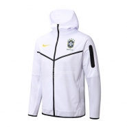 Chaqueta con Capucha del Brasil 22-23 Blanco