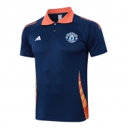 Camiseta Polo del Manchester United 24-25 Azul