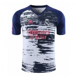 Camiseta de Entrenamiento Real Madrid 20-21 Blanco y Azul