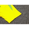 Chandal del Brasil Manga Corta 2024-25 Amarillo - Pantalon Corto