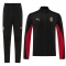 Chandal de Chaqueta del AC Milan 24-25 Negro