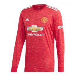 Manga Larga 1ª Equipacion Camiseta Manchester United 20-21