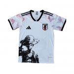 Camiseta Japon Anime One Piece Luffy 2025 Blanco Camiseta Japon Anime One Piece Luffy 2025 Blanco