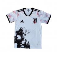 Camiseta Japon Anime One Piece Luffy 2025 Blanco Camiseta Japon Anime One Piece Luffy 2025 Blanco