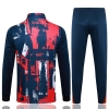 Chandal de Chaqueta del Paris Saint-Germain 24-25 Rojo y Azul