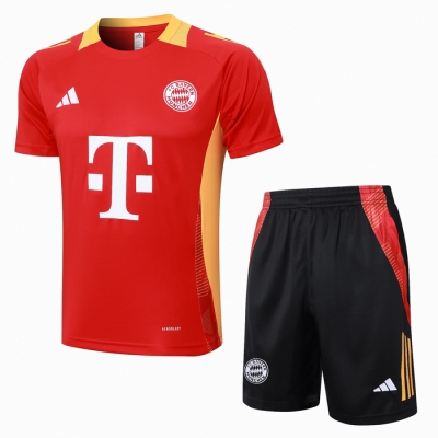 Chandal del Bayern Munich Manga Corta 2024-25 Rojo - Pantalon Corto