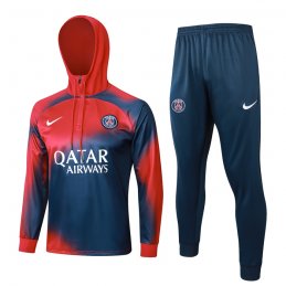 Chandal de Sudadera del Paris Saint-Germain 23-24 Rojo y Azul