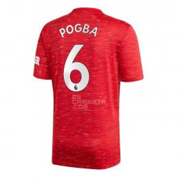 1ª Equipacion Camiseta Manchester United Jugador Pogba 20-21