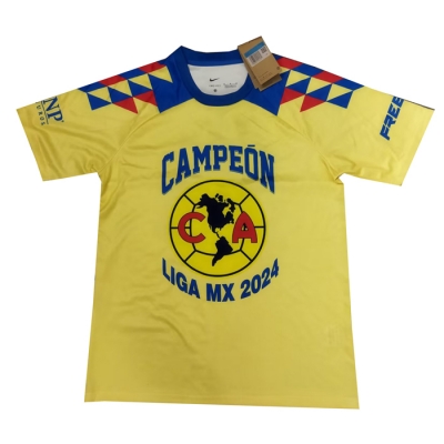 Camiseta America Champion 24-25 Amarillo Tailandia