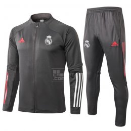 Chandal de Chaqueta del Real Madrid Nino 20-21 Gris