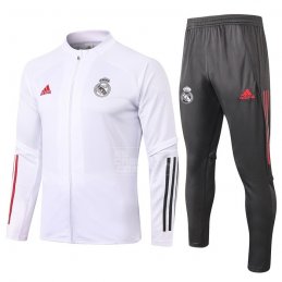 Chandal de Chaqueta del Real Madrid Nino 2020-21 Blanco