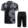 Chandal del Real Madrid Dragon Manga Corta 2024-25 Negro - Pantalon Corto