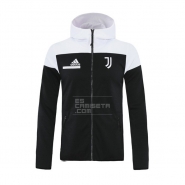 Chaqueta con Capucha del Juventus 20-21 Negro