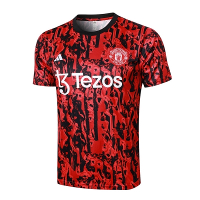 Camiseta de Entrenamiento Manchester United 2023-24 Rojo