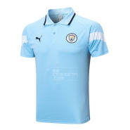 Camiseta Polo del Manchester City 2022-23 Azul