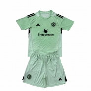 Camiseta Manchester United Portero Nino 25-26 Verde Camiseta Manchester United Portero Nino 25-26 Verde