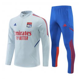 Chandal de Sudadera del Lyon 2022-23 Gris