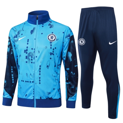 Chandal de Chaqueta del Chelsea 24-25 Azul Claro AAA