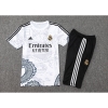 Chandal del Real Madrid Dragon Manga Corta 2024-25 Blanco - Pantalon Corto