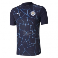 Camiseta Pre Partido del Manchester City 20-21 Azul