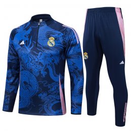 Chandal de Sudadera del Real Madrid Dragon 24-25 Azul