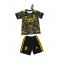 Camiseta Real Madrid Dragon Nino 24-25 Negro Oro