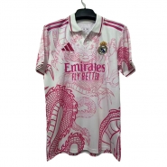 Camiseta Real Madrid Dragon 2025-2026 Tailandia Rosa Camiseta Real Madrid Dragon 2025-2026 Tailandia Rosa