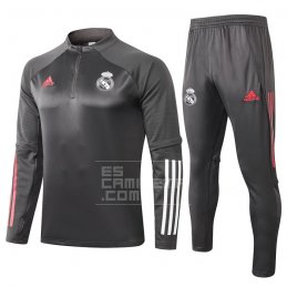 Chandal de Sudadera del Real Madrid 20/21 Gris