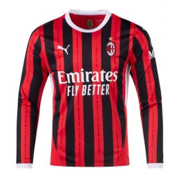 Manga Larga 1a Equipacion Camiseta AC Milan 24-25