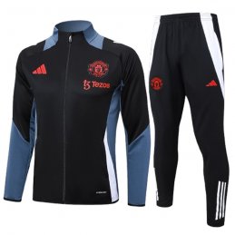 Chandal de Chaqueta del Manchester United 24-25 Negro y Gris