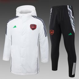 Chandal de Invierno del Arsenal 24-25 Blanco