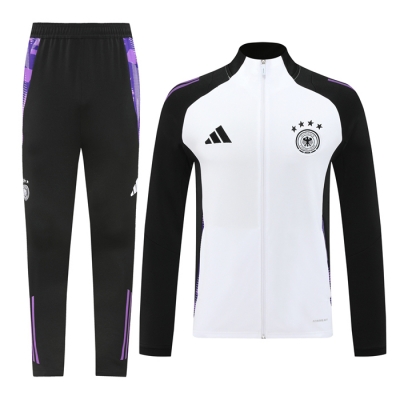 Chandal de Chaqueta del Alemania 24-25 Blanco