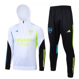 Chandal de Sudadera del Arsenal 2023-24 Blanco